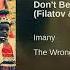 Imany Don T Be So Shy Filatov Karas Remix 2016 Original Soundtrack