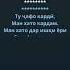 Бахром Гафури Чаро чаро Караоке