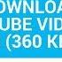Download YouTube Video In Mp3 360 Kbps Clear Audio