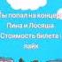 Ты попал на концерт пина и лосяша 1лайк 1билет