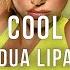 Dua Lipa Cool Official Karaoke Instrumental SongJam