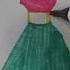 How To Draw Beautiful Queen Dress Art Satisfying Colors Kidsvideo Nastya