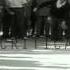 Frenchmen Seated At Cafe Aux Deux Magots And Some Frenchmen Play A Game In A Park HD Stock Footage