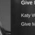 Give Me Jesus Official Audio Katy Weirich