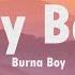 Burna Boy City Boys Clean Lyrics