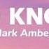 Mark Ambor Who Knows