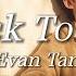 Evan Tan Back To Me Lyrics