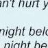 Jan Wayne Because The Night Lyrics