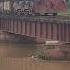 Train Crossing Canal Bridge Pakistan Railway Train Video