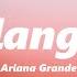 Ariana Grande Love Language Lyric Video
