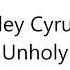 Miley Cyrus Unholy Lyrics Download Link