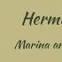 MARINA AND THE DIAMONDS Hermit The Frog Lyrics