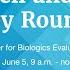 FDA Roundtable On Cell And Gene Therapy