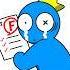 PINK MEME BLUE And MOM Sad Story Panic I M Scared Nauseous Funny Animation Meme Trend Shorts