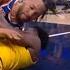 Jalen Brunson Throws Bennedict Mathurin To Ground Then Mathurin Has Words With Rick Brunson