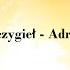 Michał Szczygieł Adrenalina Tekst