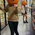Pumpkin Head Photoshoot Halloween Viral Trending Pumpkin