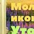 Молитва пред иконой Утоли моя печали об исцелении от тяжких недугов души и тела уныния и стресса