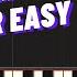 Niji No Kanatani 虹の彼方に ReoNa SAO Alicization EP 19 Song EASY Piano Tutorial C MAJOR