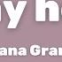 Ariana Grande In My Head Lyrics
