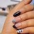 Diy Cow Print Nail Art Nails Trending Youtube Nailart Shorts Ytshorts