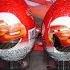 Pixar Cars 4 Kinder Surprise Eggs Delivered By Mack To Radiator Springs For Lightning McQueen Mate