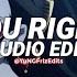 You Right Doja Cat The Weeknd Edit Audio