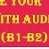 B1 B2 Level Improve Your English With Audio Stories Intermediate English Healing Power Of Music