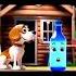 The Cutest Animated Beagle Puppy Stays Hydrated Beagle Dog Puppy Animal Waterbottle Cute