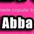Abba Dancing Queen Karaoke Version