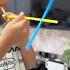 Two Straws Windmill For Kids Diycrafts Kidscrafts Strawprojects Diy