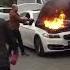 Araba Yandı BMW Yandı Bmw Araba Yangın Yanan Aşiret