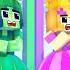 Baby Zombie Vs Squid Game Doll Wednesday Princess Minecraft Animation