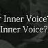 Off Vocal Inner Voice Lyrics