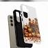 Impact Resistant Fall Leaves Scarecrow Cute Phone Cases For Samsung S24 S23 S22 S21 IPhone