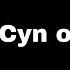 Cyn Once Said