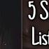 5 Sad Songs You Must To Listen At Night