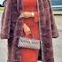 Winter Elegance In London Dress Fur Jacket Winterfashiontrends2025 Londonstyle Styleinspo