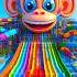Evolution Of Catapillar Big Monkey Water Slider Park Cat Cute Love Shorts