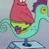 Patrick Riding A Seahorse For 1 Hour