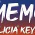 Alicia Keys Old Memories Lyrics