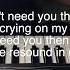 If You Re Not The One Piano Only Daniel Bedingfield
