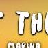 MARINA Hermit The Frog Lyrics