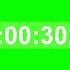 секундомер 30 секунд со звуком зеленый фон Stopwatch 30 Seconds With Sound Green Background
