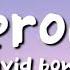 David Bowie Heroes Lyrics