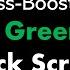 Bass Boosted Smooth Green Noise Black Screen Live 24 7 No Mid Roll Ads