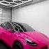 Tesla Model Y In KPMF Momentum Pink Shorts Car Wrap