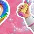 Heart Shaped Rainbow Pretzel Valentine S Day Recipe Butterbean S Café Nick Jr