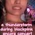 Rain Concert BLACKPINK WORLD TOUR BORN PINK ENCORE New Jersey Metlife Day 2
