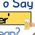 How To Say Beer In Korean